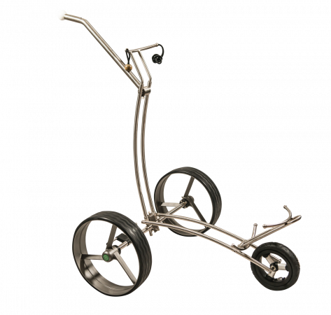 Storch, 3 Rad Golf Trolley mit Schnell-Falt-Design, für lange Golftasche wie z. B. Bennington-Bag geeignet!